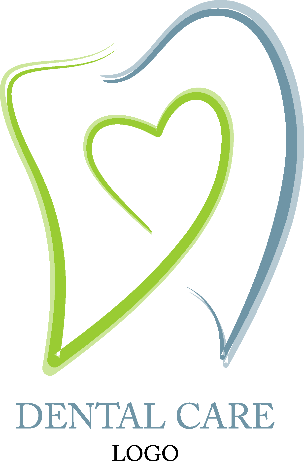 Dental Care Hospital Logo Vector Logo